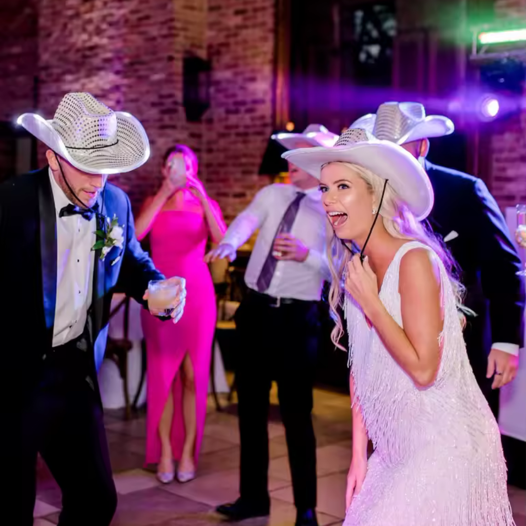 Light Up Sequin Cowboy Hat
