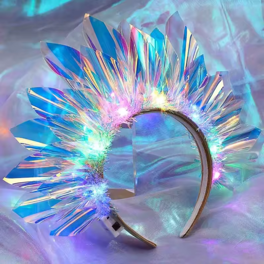 LED Light up Crystal Crown