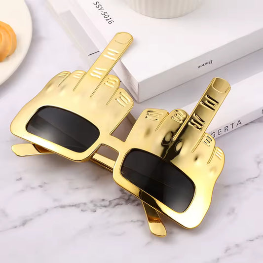 F**k Off Gold Glasses